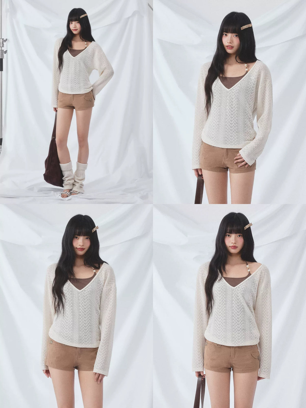 Beaded Cami Knit Set