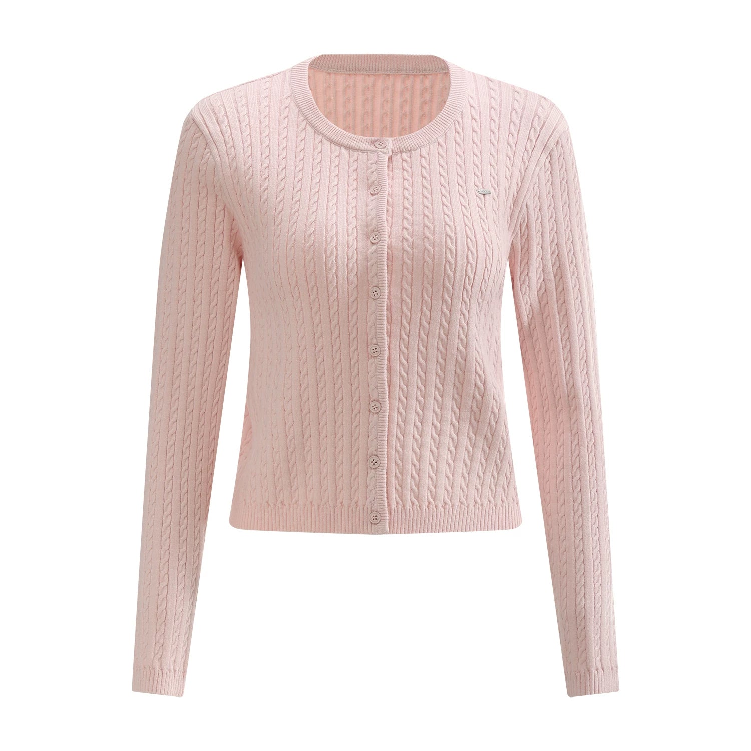 Cable Knit Cropped Cardigan