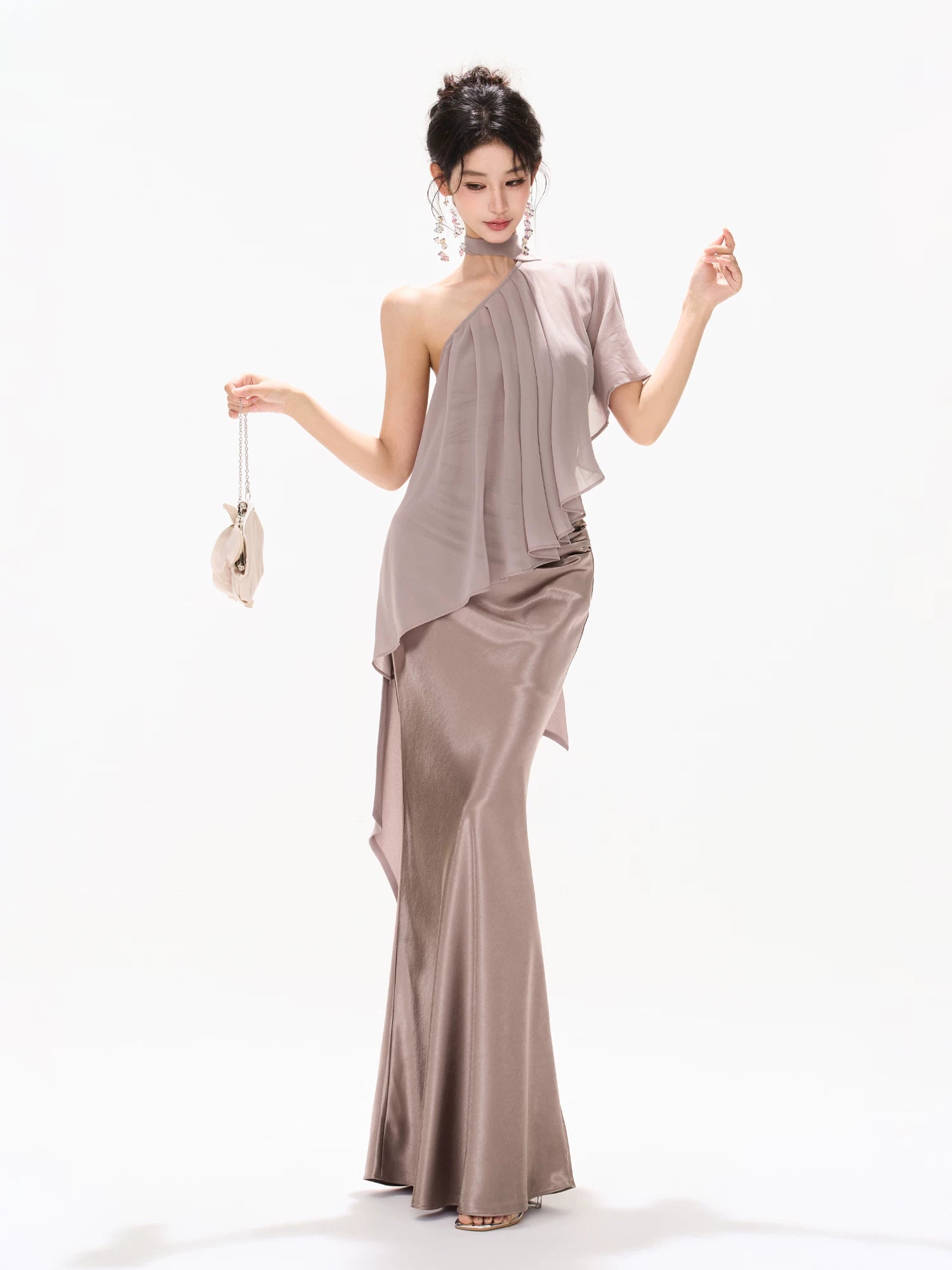 Satin Mermaid Maxi Skirt