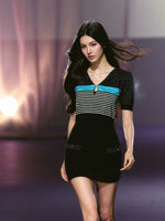 Contrast Sheer Knit Set