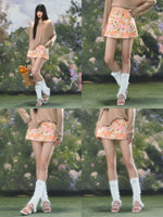 Vintage Floral Mini Skirt