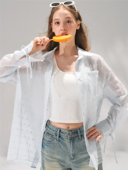 Polka Dot Lace Shirt