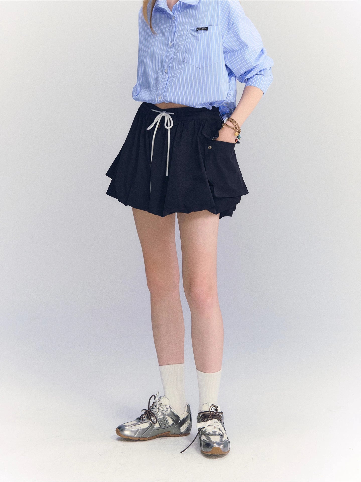Pocket Bubble Skort