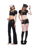 Navy Casual Three-Piece Set