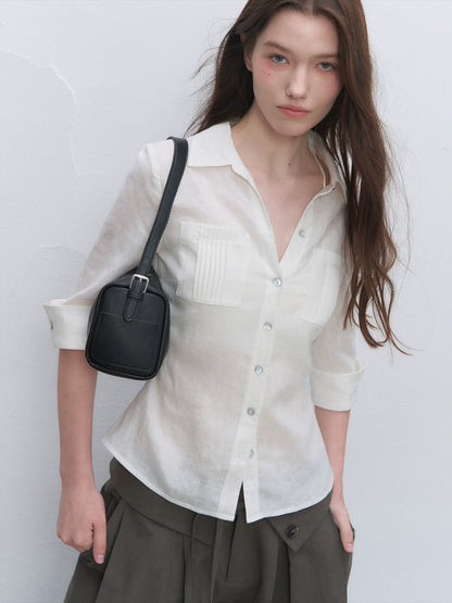 Lyocell Linen Commuter Shirt