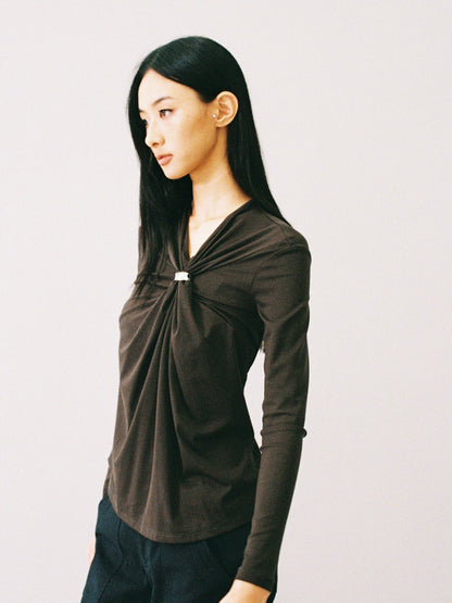 Fitted Metal-Button Wool-Blend Cropped Jacket