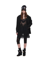 Black Contrast Layered Blazer