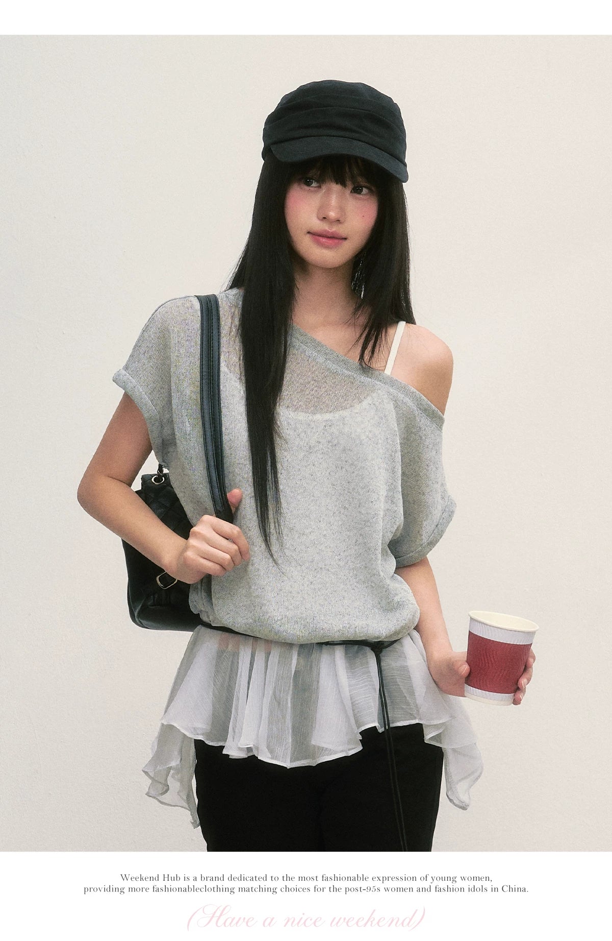 Layered Hem Faux Top