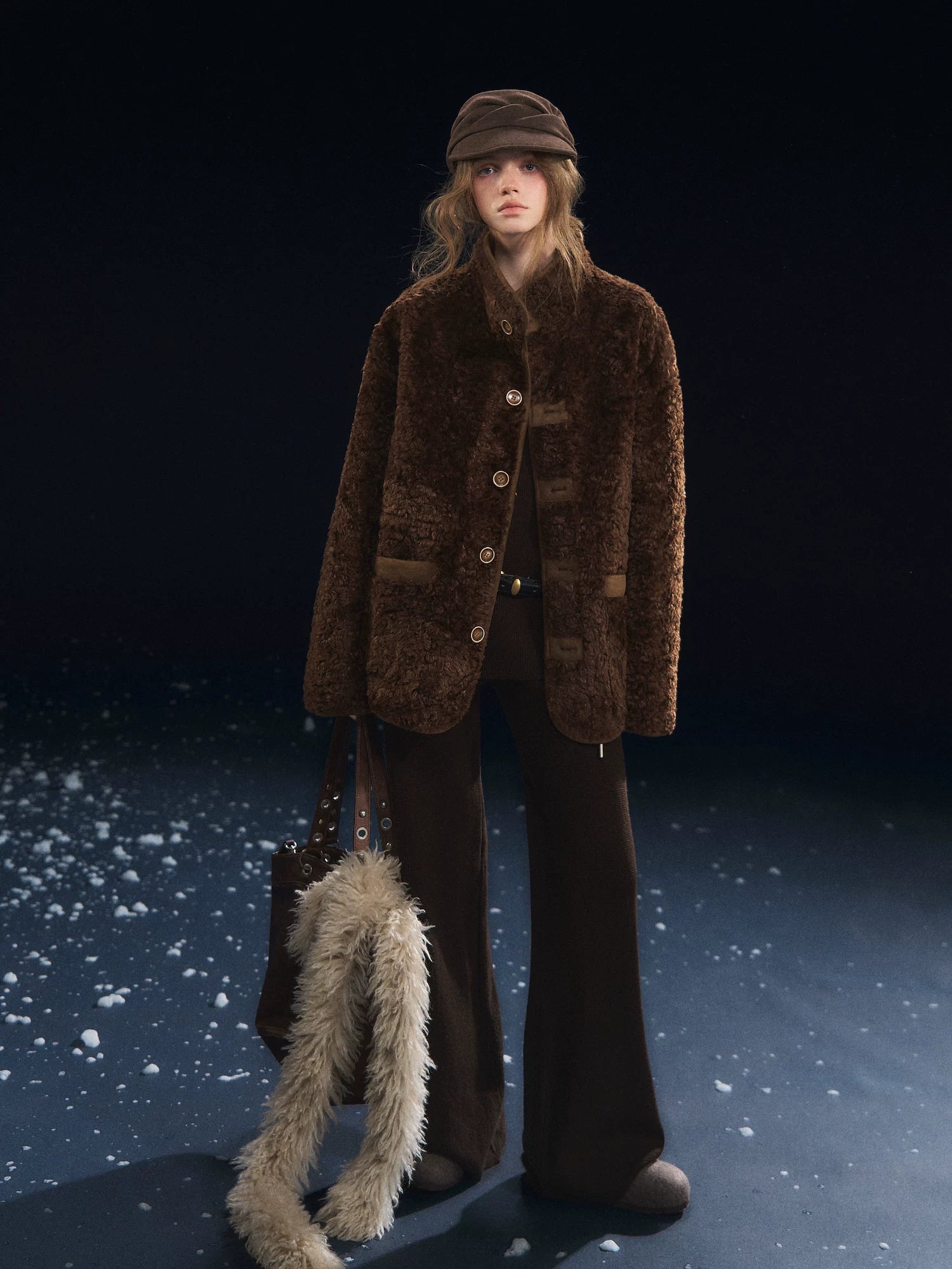 Reversible Sherpa Fleece Coat