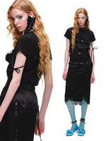Satin Lace T-shirt
