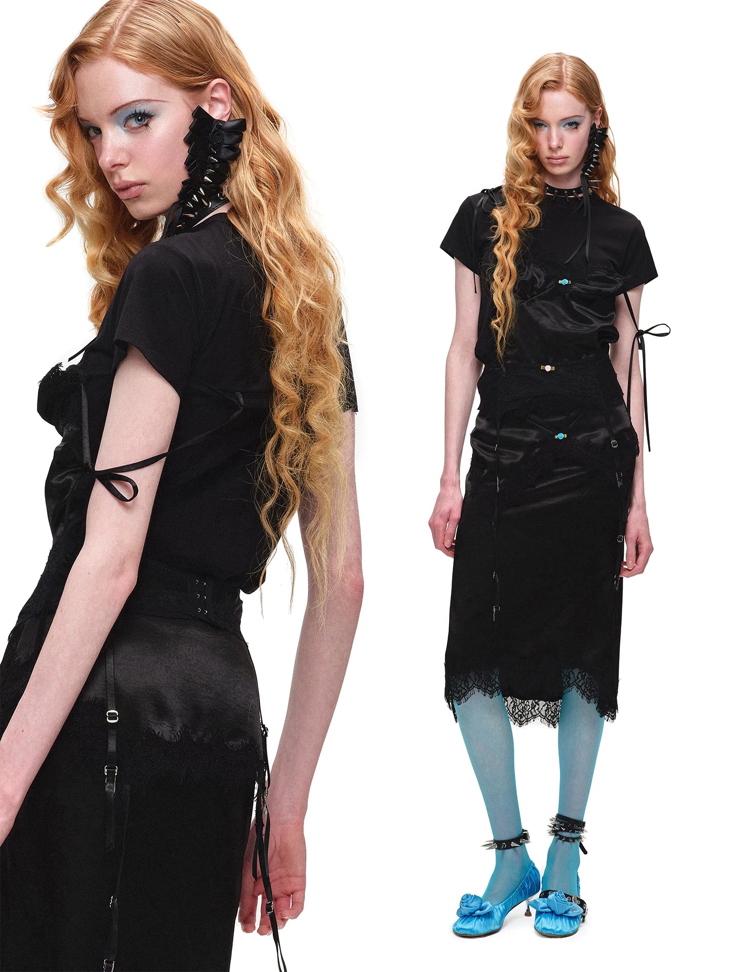 Satin Lace T-shirt