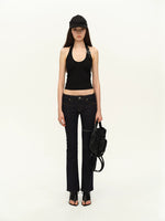 Adjustable Strap Cotton Knit Camisole