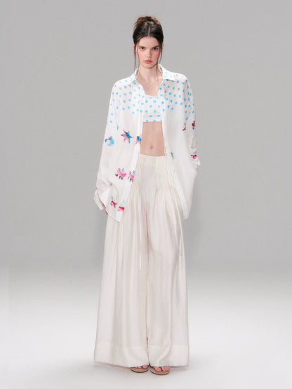 Polka Dot Shirt Set
