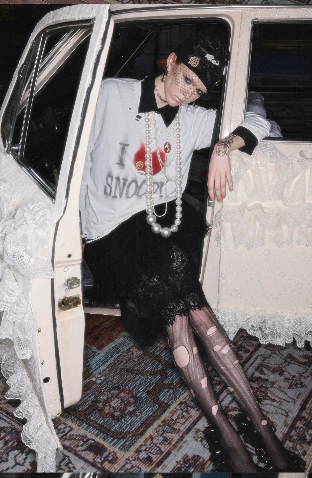 Vintage Printed Long Sleeve Tee