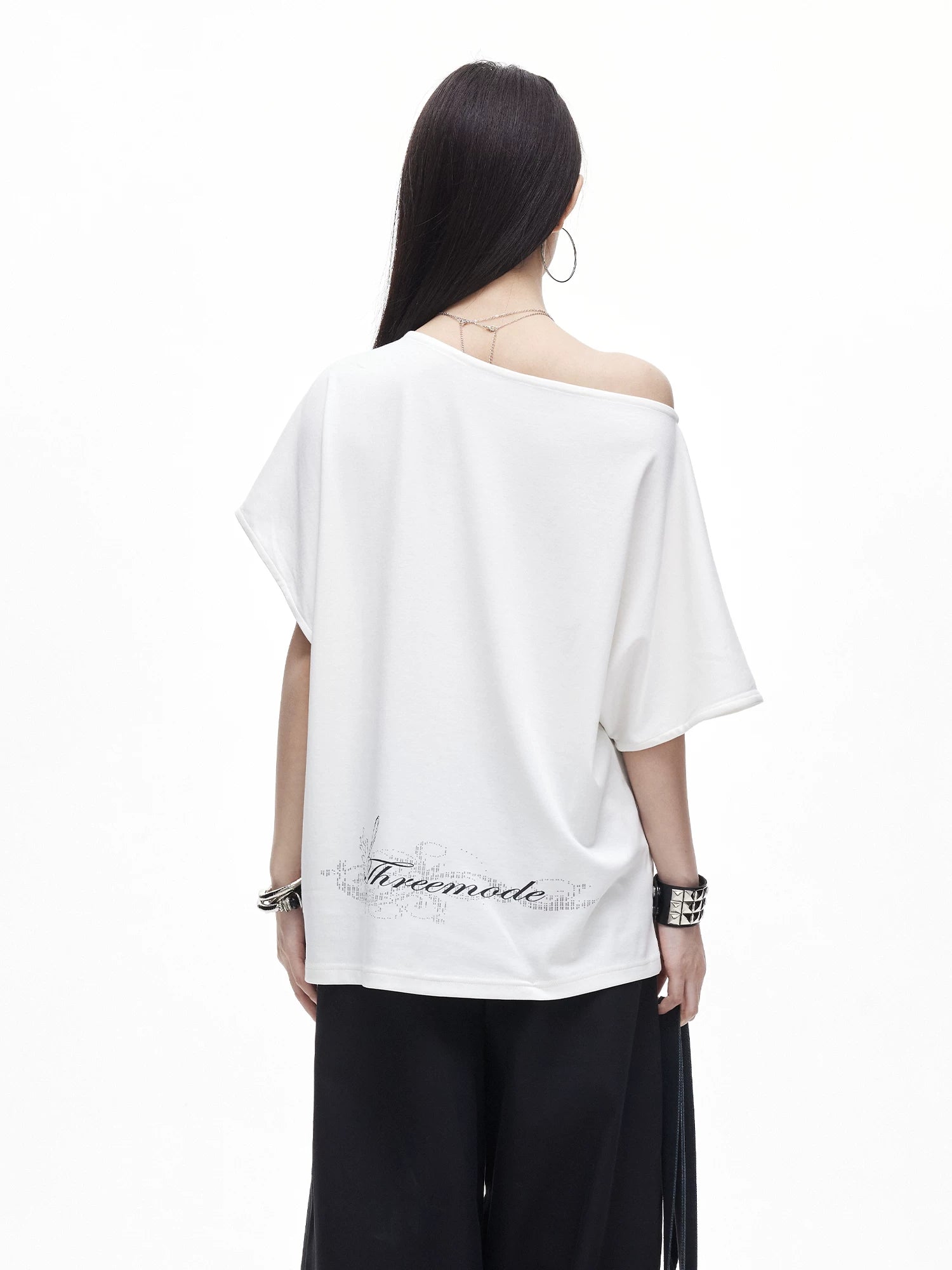 Off Shoulder Graphic Tee