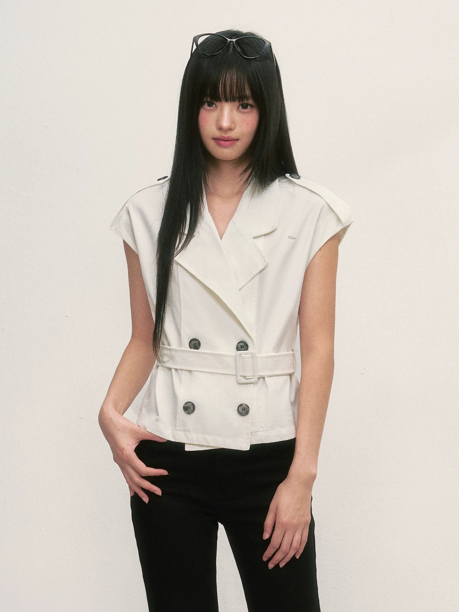 Double-Breasted Tailored Vest