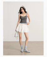 Contrast Cable Cami Top