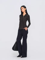 Fitted Metal-Button Wool-Blend Cropped Jacket