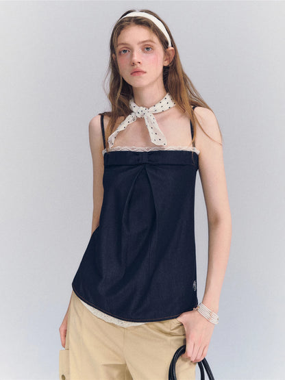 Lace Bow Cami Top