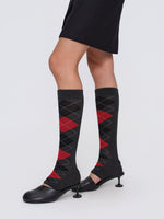 Diamond Knit Leg Warmers