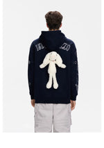 Doozoo Rhinestone Heart Hoodie