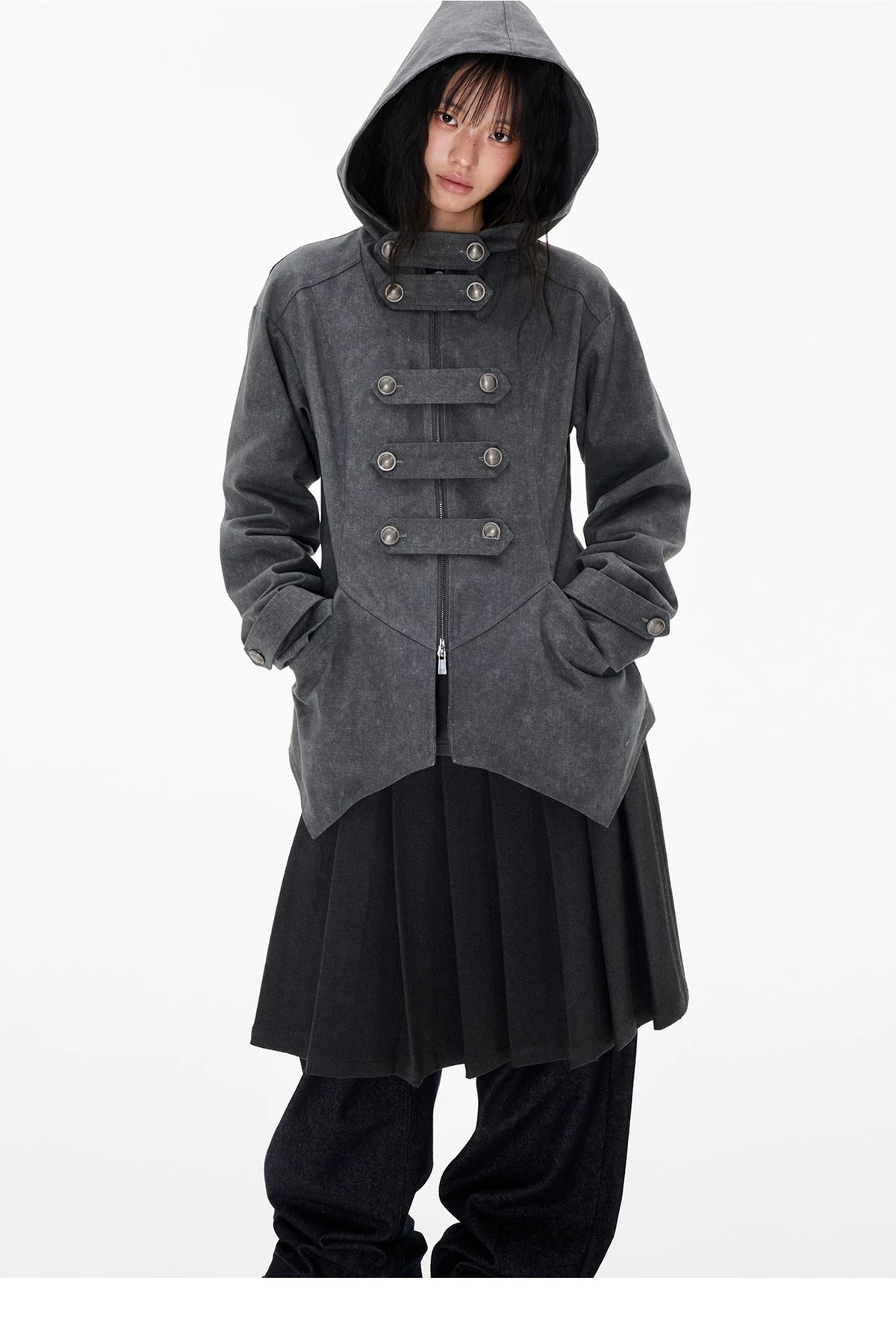 Napoleon Hooded Denim Jacket