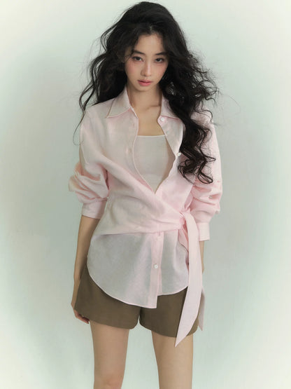 Breathable Tie Shirt