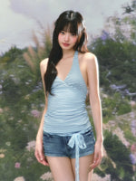 Striped Halter Top