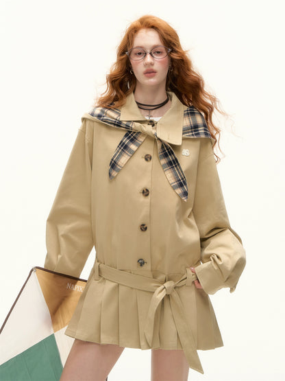 Bunny Hood Trench Coat