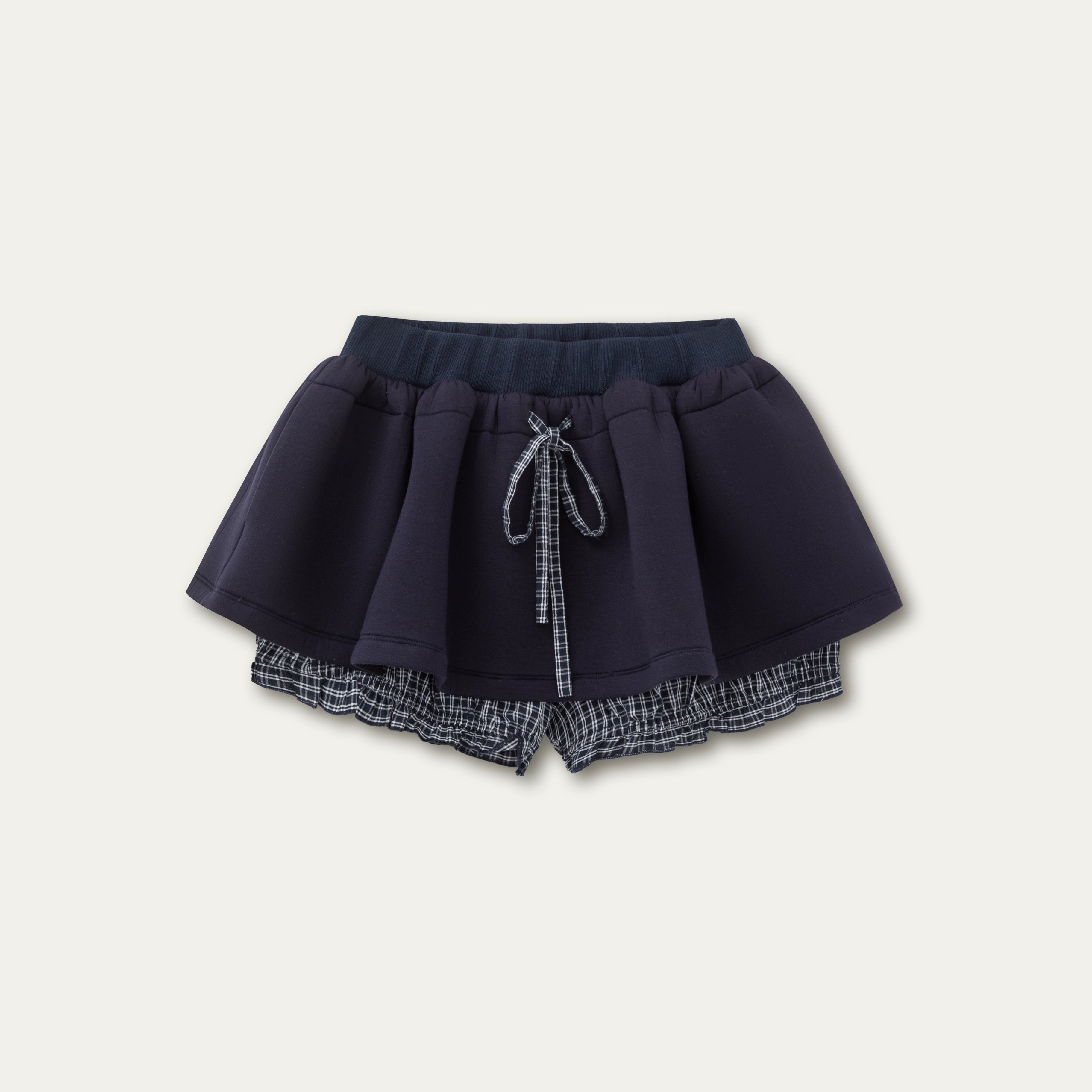 Bow-Tie Sweatshirt &amp; Puffy Skirt Set