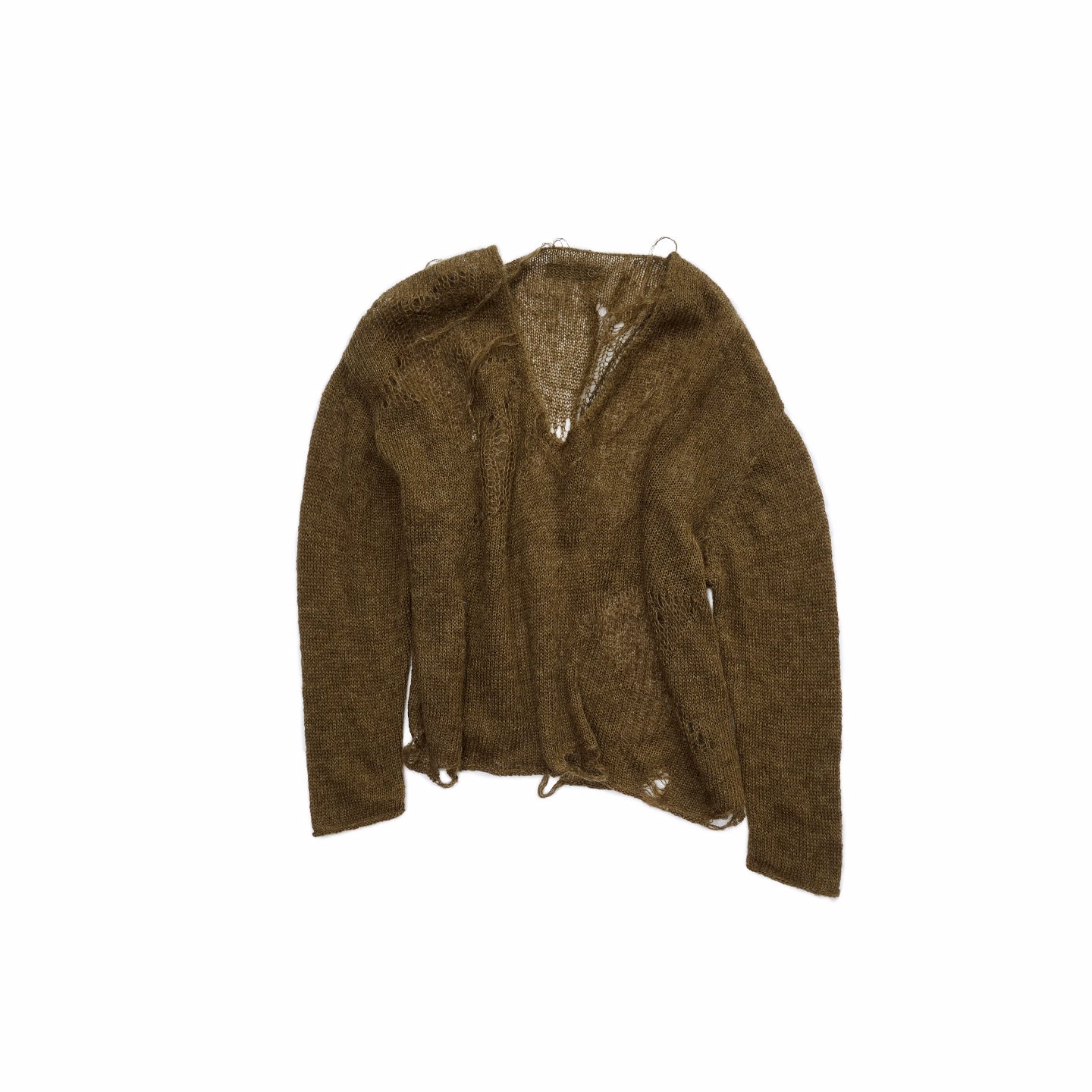 Mohair Star Cutout Sweater