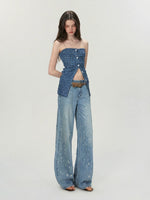 Crystal Distressed Jeans