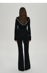 Soft Thermal Velvet Three-Piece Lounge Set