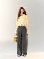 Butterfly Knot Soft Wool Sweater & Vest Set