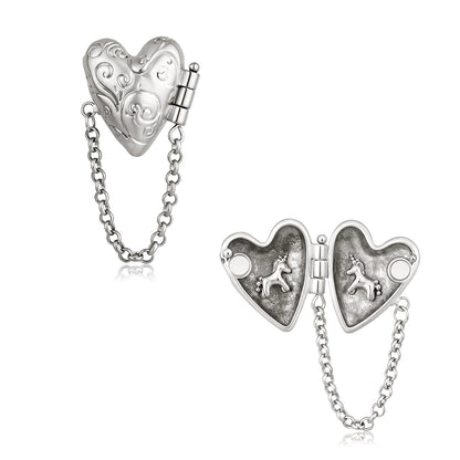 Heart &amp; Pony Tassel Earrings