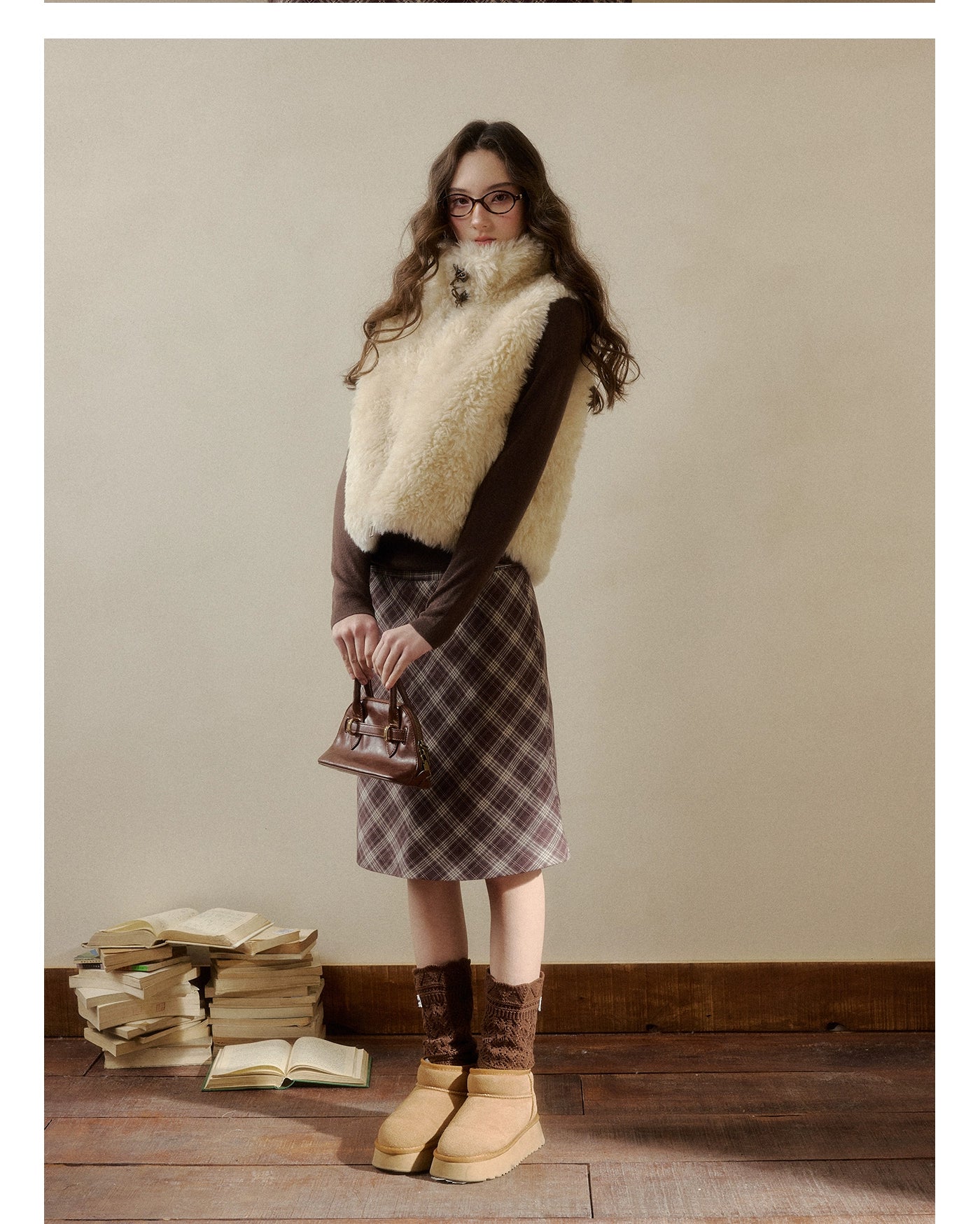 Pink Reversible Faux Fur Vest