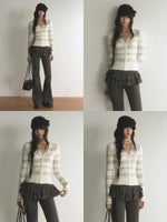 Striped Knit Cardigan