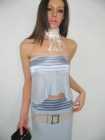 Pleated Organza Two-Piece Set