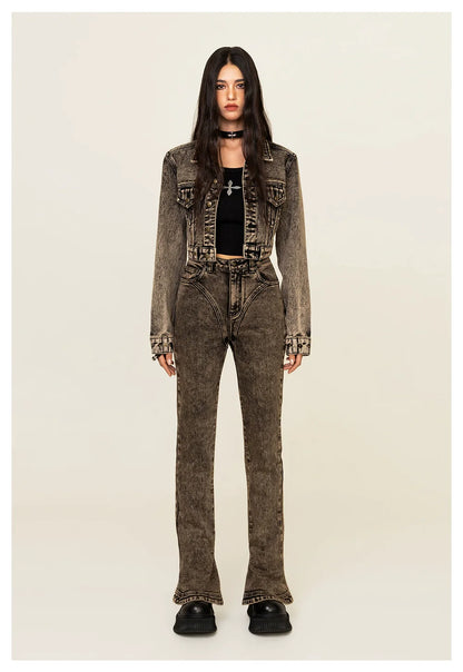 Ancient Myth Mustang short Denim Jacket