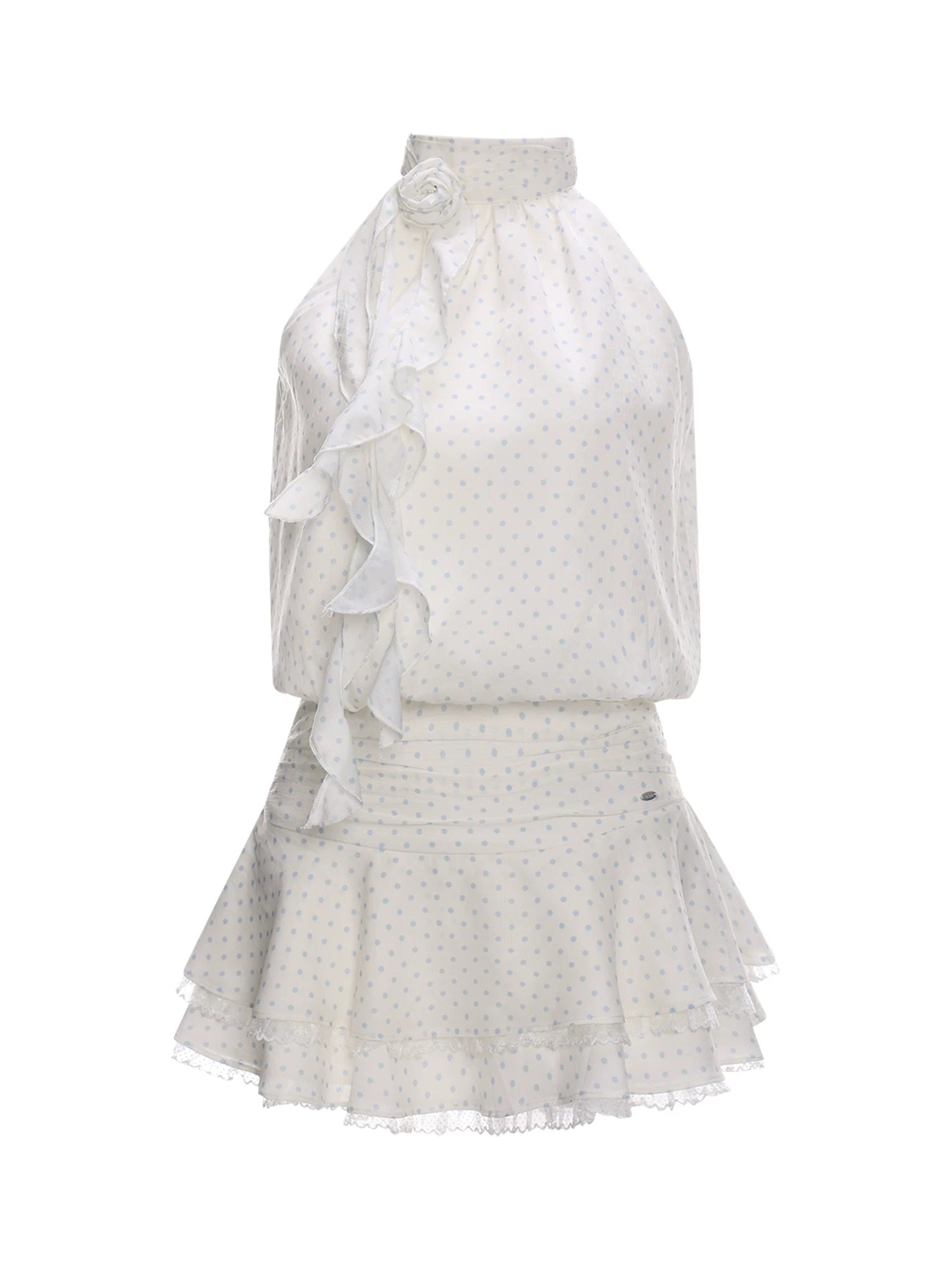 Polka Dot Halter Dress