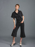Detachable Cape Two-Piece Chiffon Top