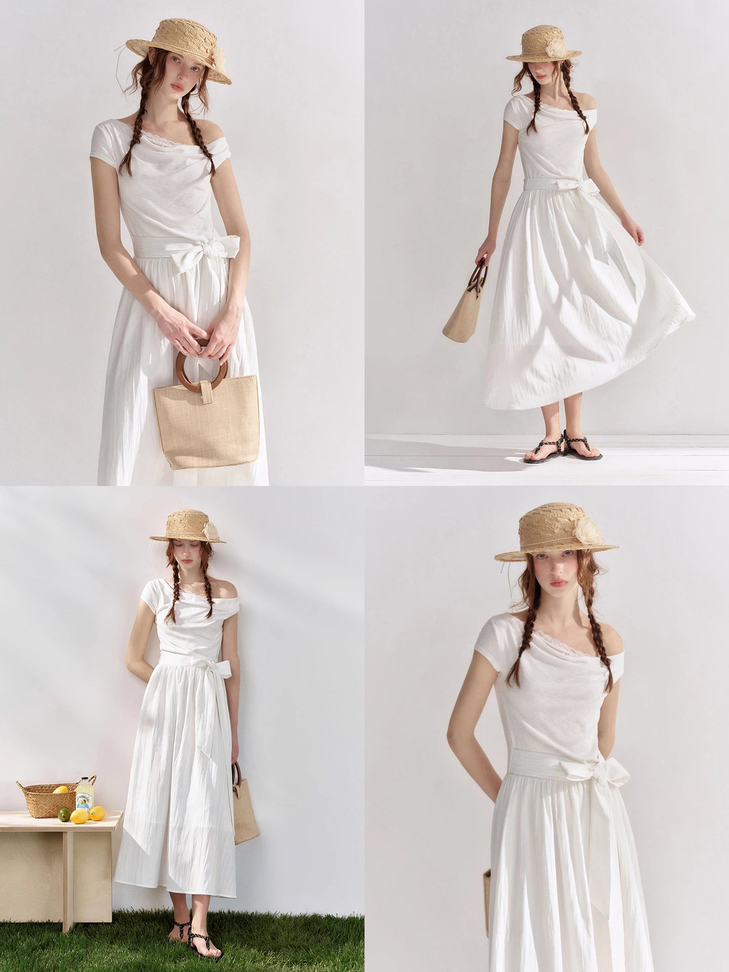 Lace Cowl-Neck Maxi Dress