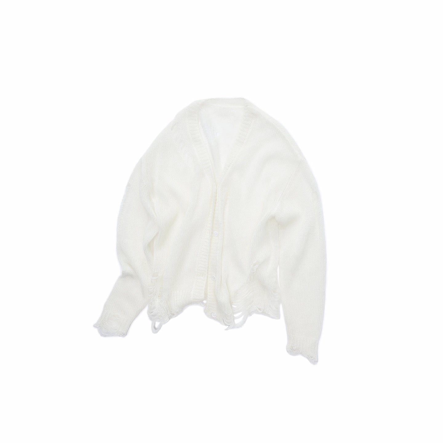 Mohair Star Cutout Cardigan