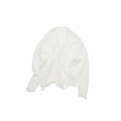 Mohair Star Cutout Cardigan