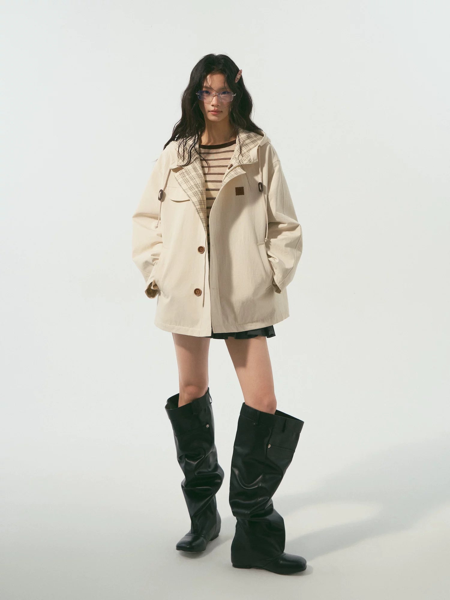 Reversible Hooded Jacket