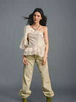 Romantic Lace One-Shoulder Top