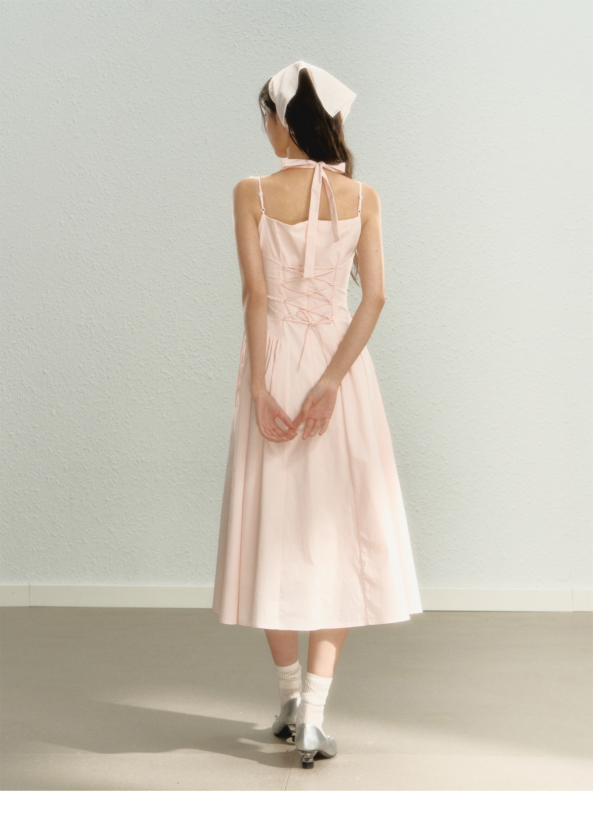 Pink Spaghetti Strap Dress