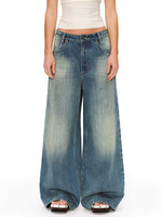 Vintage Blue Wide Leg Jeans