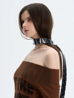Black Rivet Punk Belt