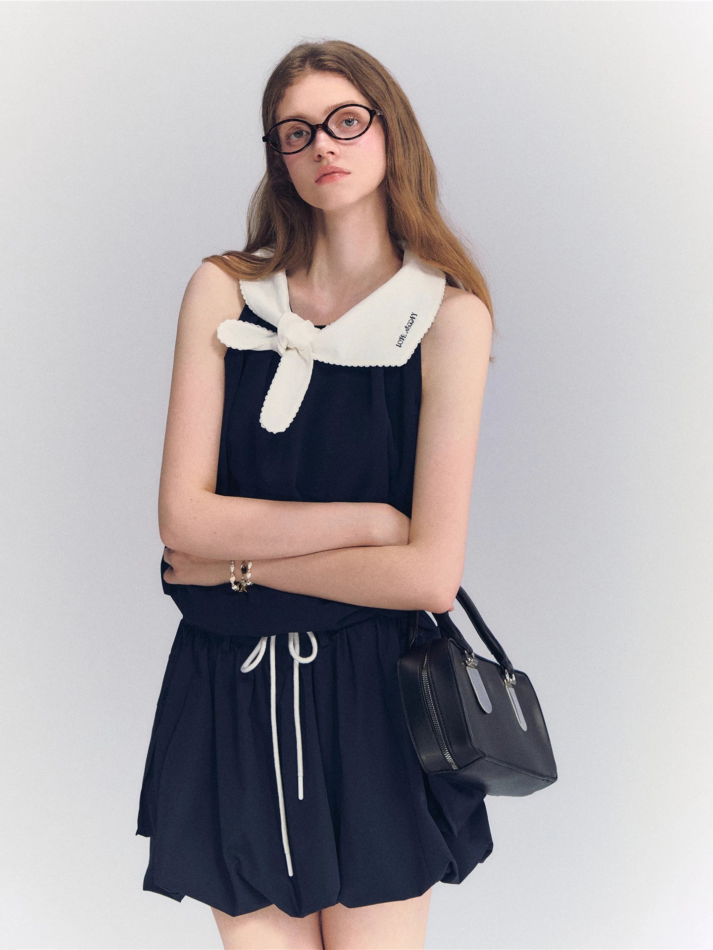 Rabbit Collar Halter Top